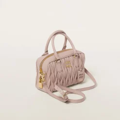 Water Lily Arcadie Matelassé Nappa Leather Bag | Miu Miu