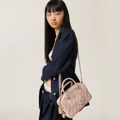 Water Lily Arcadie Matelassé Nappa Leather Bag | Miu Miu