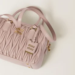 Water Lily Arcadie Matelassé Nappa Leather Bag | Miu Miu