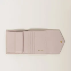Water Lily Small Leather Wallet | Miu Miu