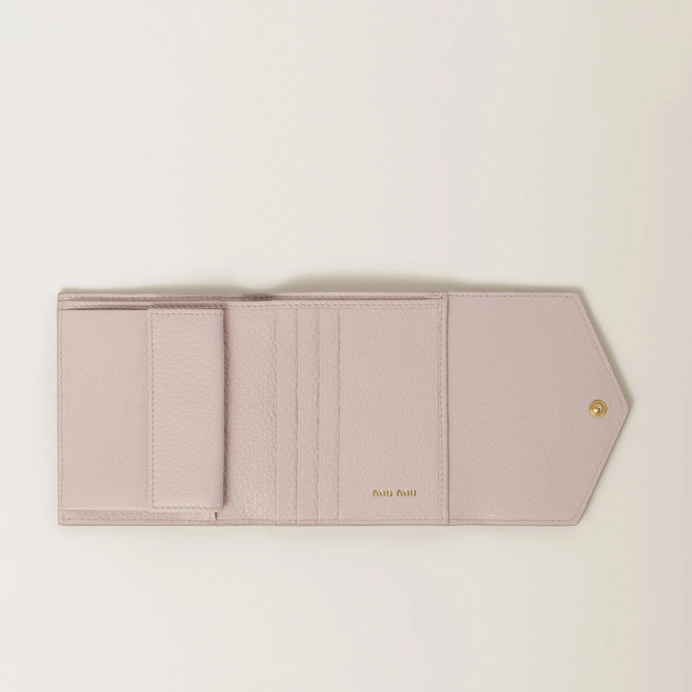 Water Lily Small Leather Wallet | Miu Miu