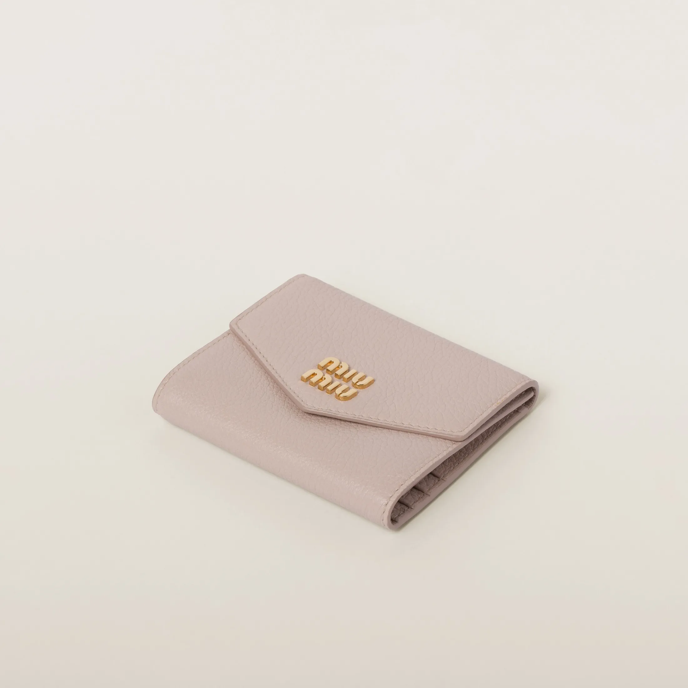 Water Lily Small Leather Wallet | Miu Miu