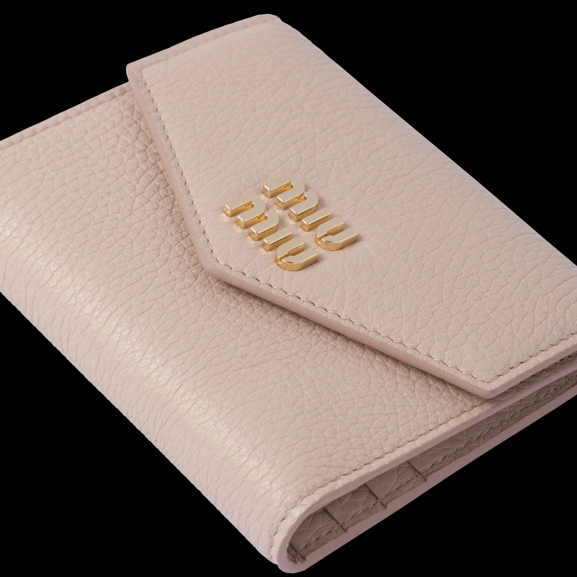 Water Lily Small Leather Wallet | Miu Miu