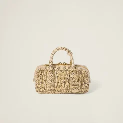 Waxy White Arcadie Whips-print Ayers Snakeskin Bag | Miu Miu