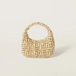 Waxy White Wander Matelassé Whips-print Ayers Snakeskin Hobo Bag | Miu Miu