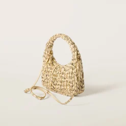 Waxy White Wander Matelassé Whips-print Ayers Snakeskin Hobo Bag | Miu Miu