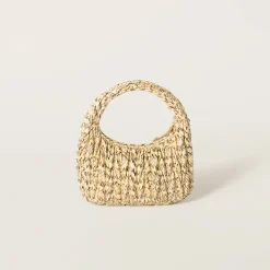 Waxy White Wander Matelassé Whips-print Ayers Snakeskin Hobo Bag | Miu Miu