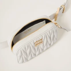 White Belt With Matelassé Pouch | Miu Miu