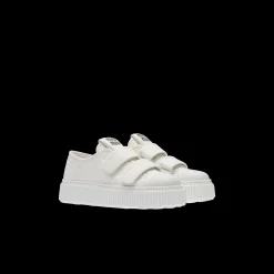 White Denim Sneakers | Miu Miu