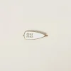 White Enameled Metal Hair Clip | Miu Miu