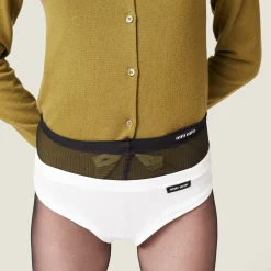White Jersey Panties | Miu Miu
