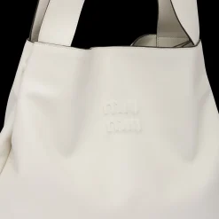 White Leather Hobo Bag | Miu Miu