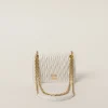 White Matelassé Nappa Leather Mini-bag | Miu Miu
