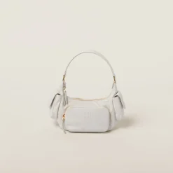 White Nappa Leather Pocket Bag | Miu Miu
