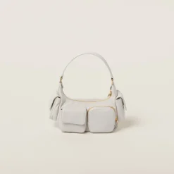 White Nappa Leather Pocket Bag | Miu Miu