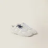 White New Balance X Miu Miu 530 Sl Suede And Mesh Sneakers | Miu Miu
