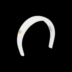 White Patent Leather Headband | Miu Miu