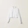 White Poplin Shirt | Miu Miu