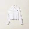 White Poplin Shirt | Miu Miu