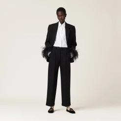 White Poplin Shirt | Miu Miu