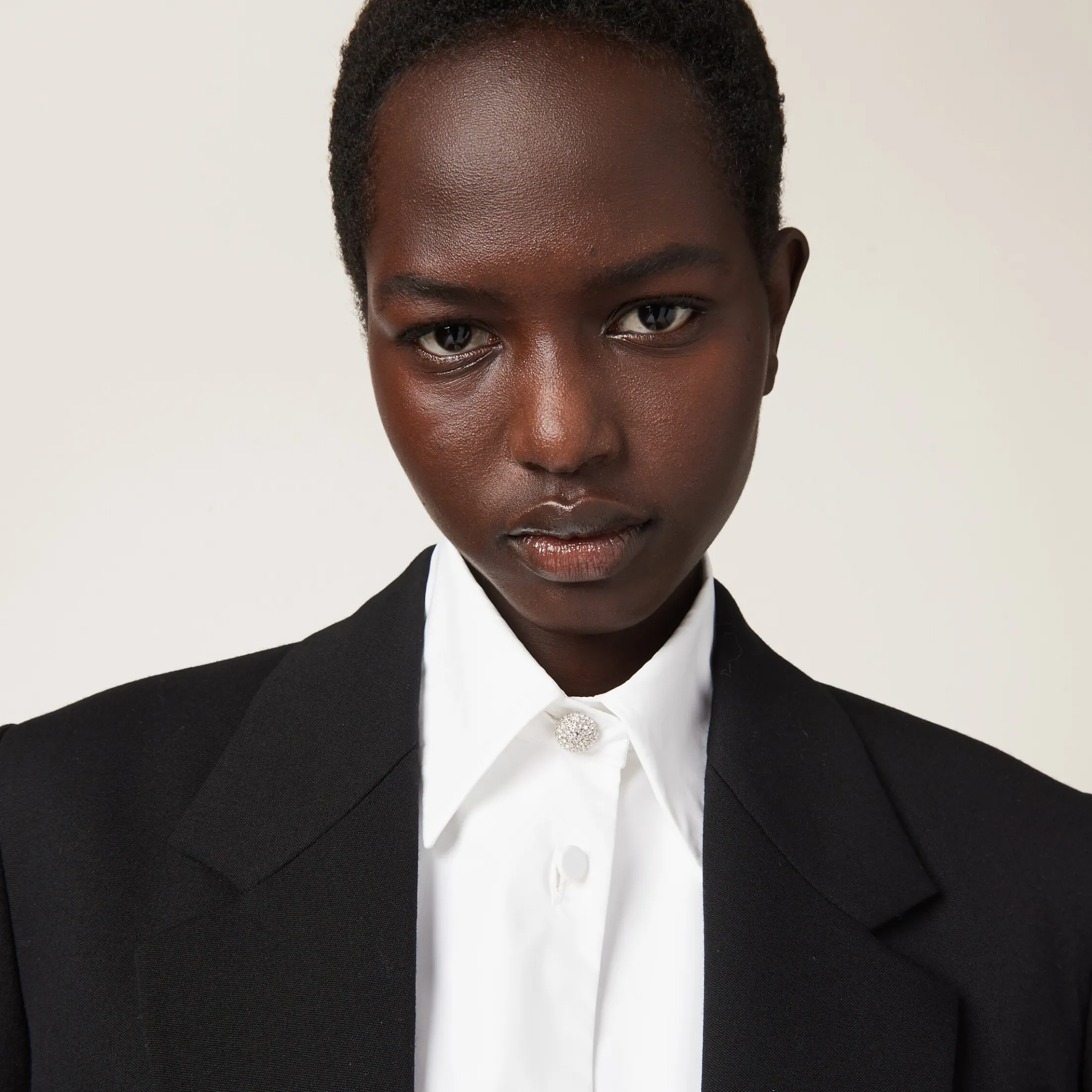White Poplin Shirt | Miu Miu