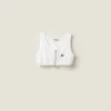 White Poplin Top | Miu Miu