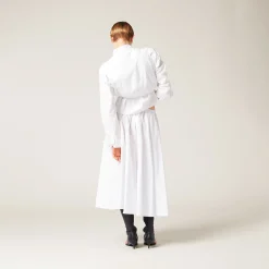 White Poplin Top | Miu Miu