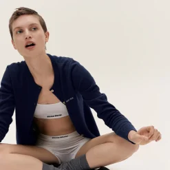 White Seamless Boxer Shorts | Miu Miu