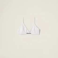 White Seamless Bra | Miu Miu