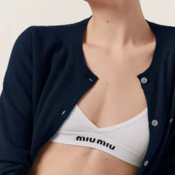 White Seamless Bra | Miu Miu