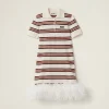 White Silk And Cotton Polo Dress | Miu Miu