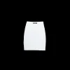 White Viscose Miniskirt | Miu Miu