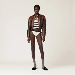 White/blue Cotton Panties | Miu Miu