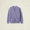 Wisteria Wool And Cashmere Cardigan | Miu Miu