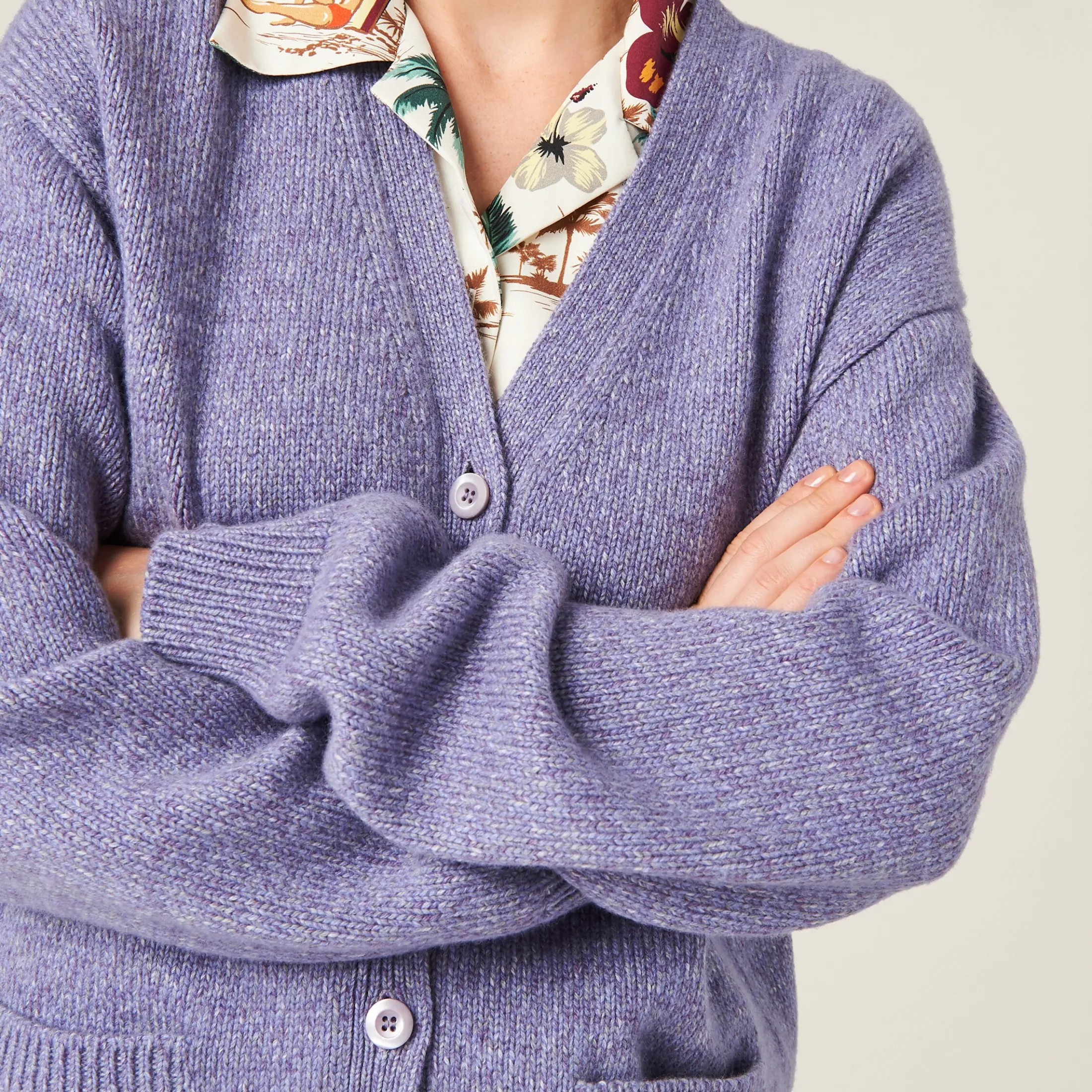 Wisteria Wool And Cashmere Cardigan | Miu Miu