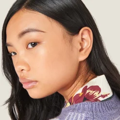Wisteria Wool And Cashmere Dress With Logo | Miu Miu